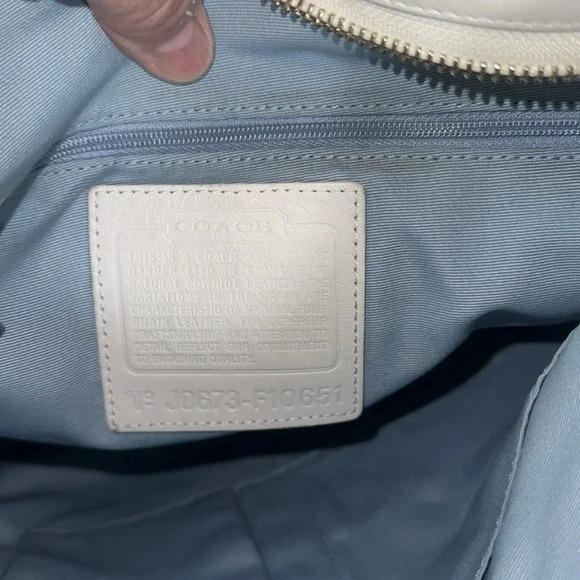 Coach polkadot handbag - Picture 10 of 12